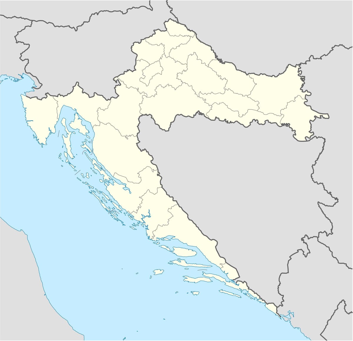 map of croatia offline