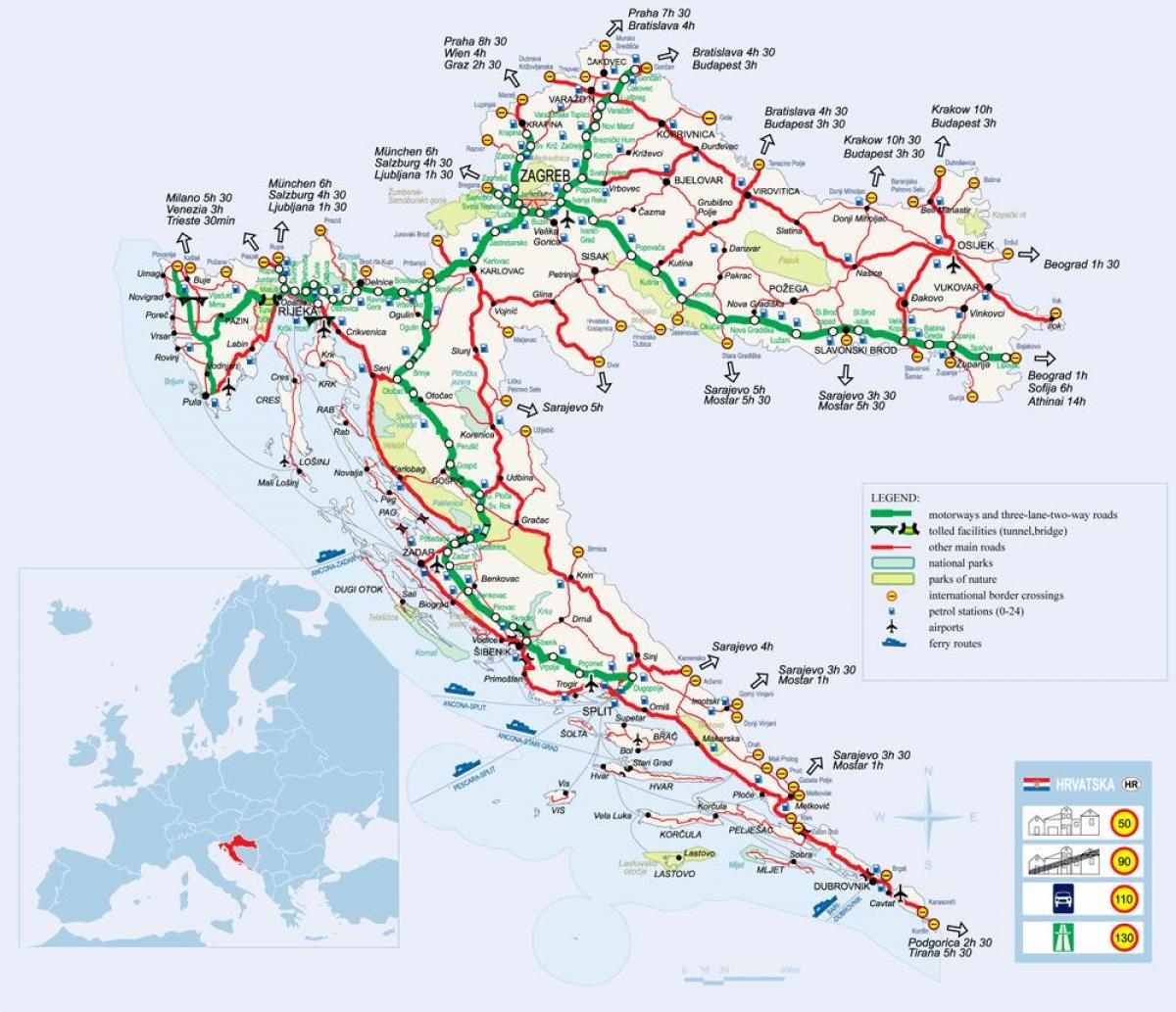 rail map croatia