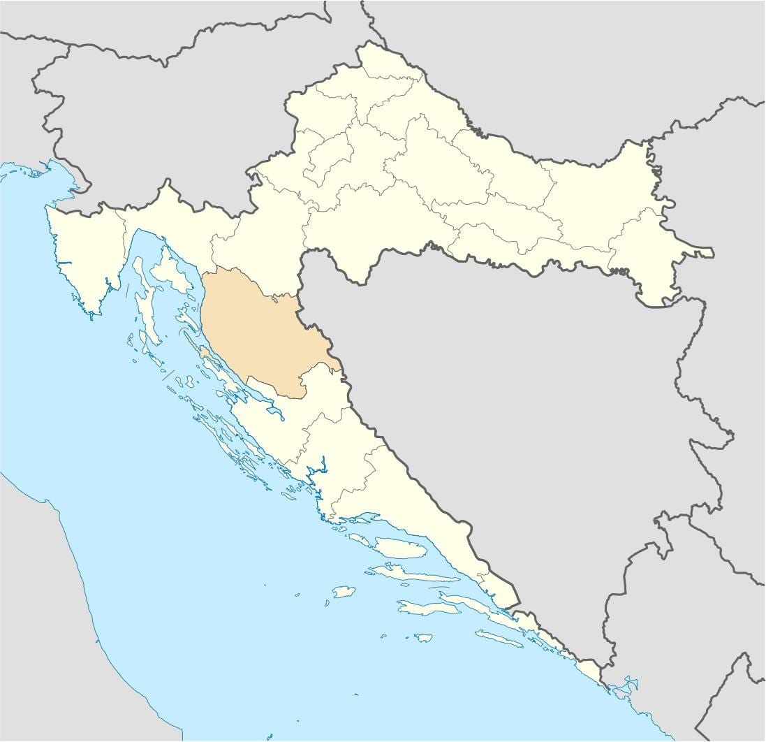senj croatia map