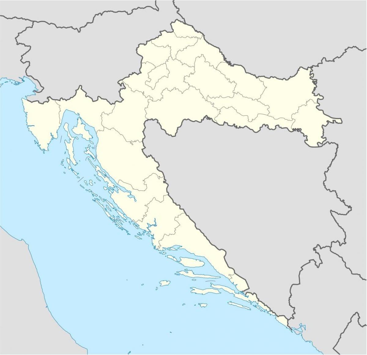 croatia location map