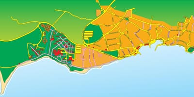 Map of brac croatia