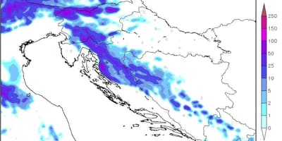 Map of croatia radar