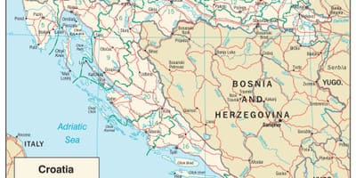 Map of lidl croatia